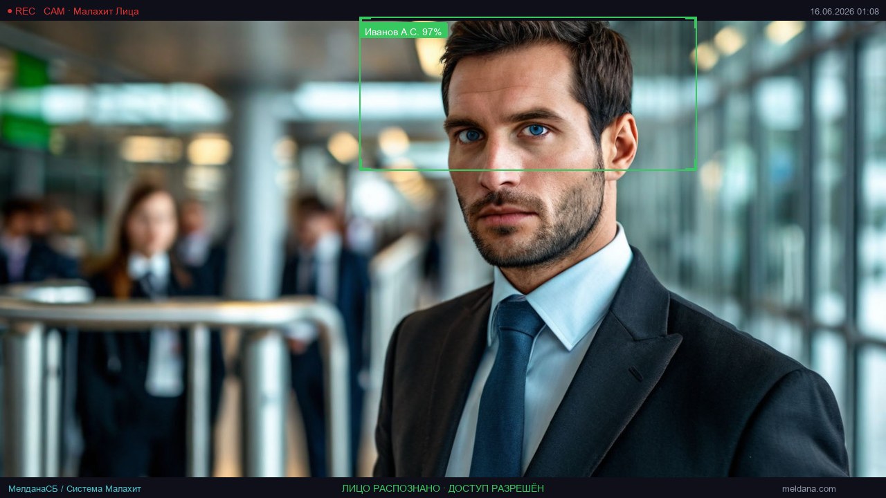 Распознавание лиц Малахит — биометрический доступ на турникете